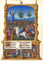 Crucifixion (Les tres riches heures du Duc de Berry, des Freres Limbourg)(1)